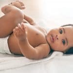 Photo of baby in diaper