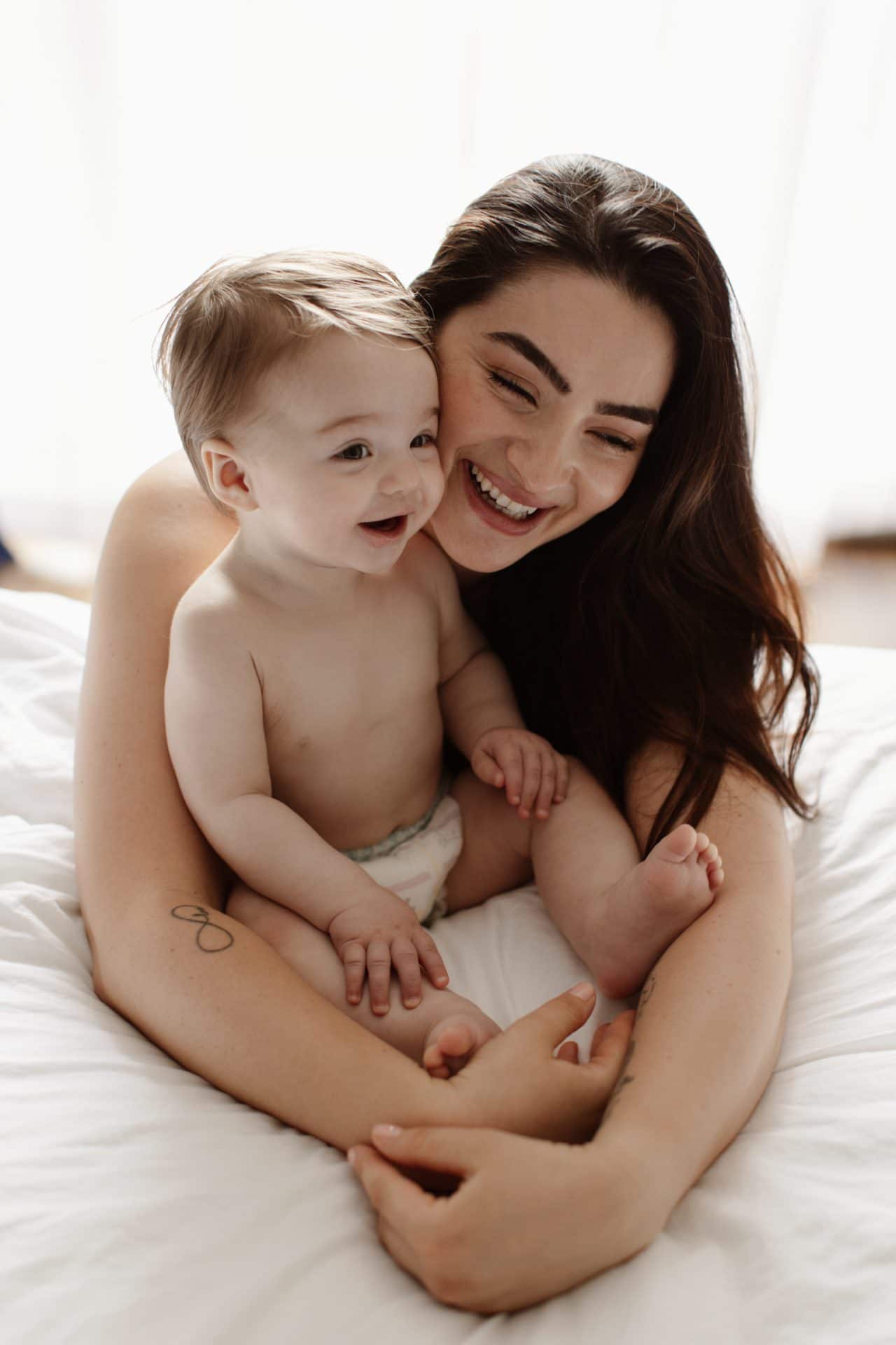 Photo of Andreea Gaul and baby