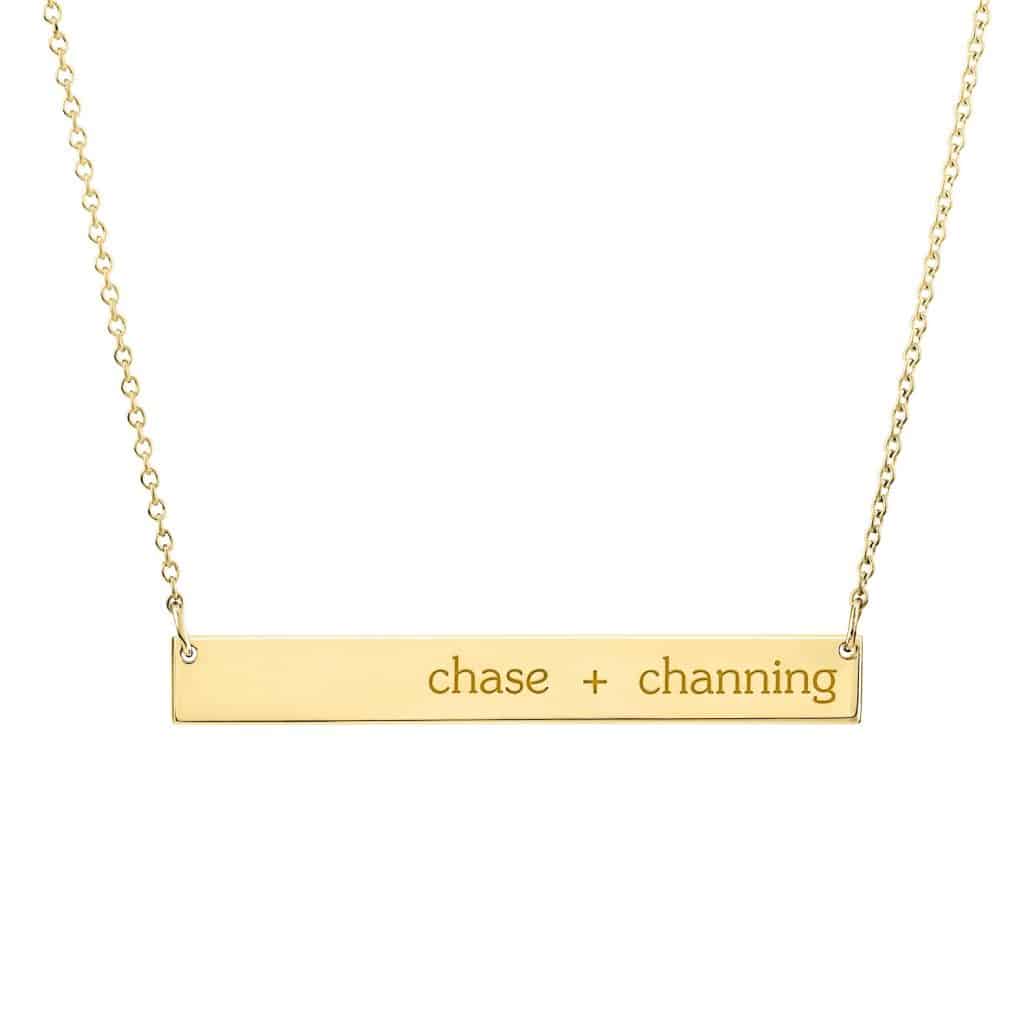 Best nameplate necklace for Valentine's Day