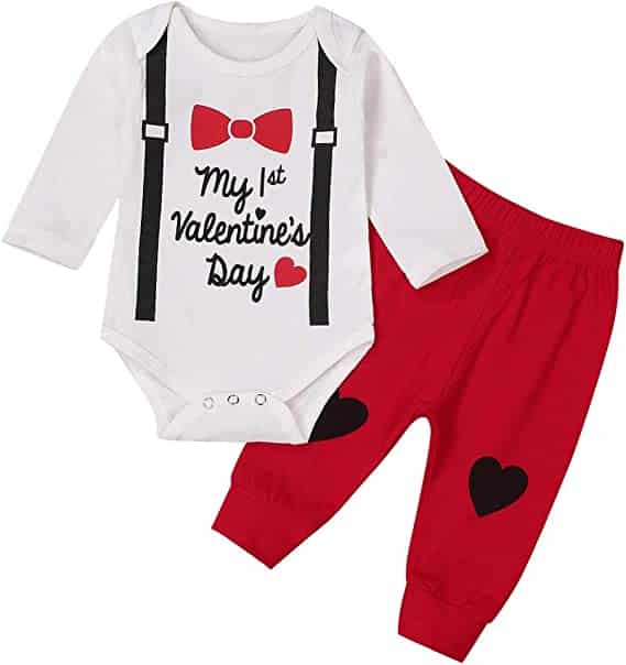 Sweet Valentine's Day boy outfit